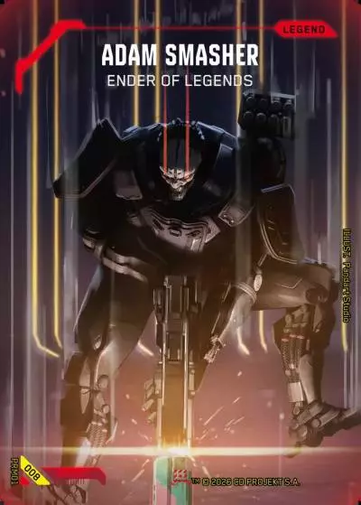 Adam Smasher - Ender of Legends Set 1 Promos Cyberpunk TCG card