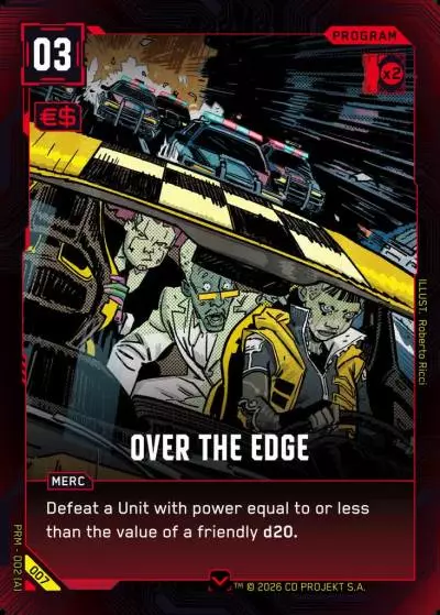 Over the Edge Arasaka Demo Deck Cyberpunk TCG card