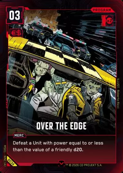 Over the Edge Welcome to Night City - Beta Cyberpunk TCG card