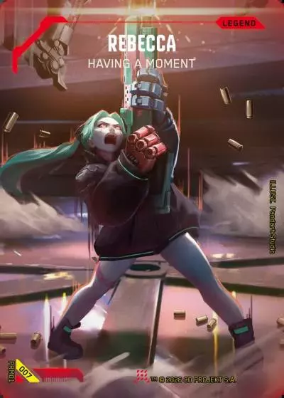 Rebecca - Having a Moment Set 1 Promos Cyberpunk TCG card
